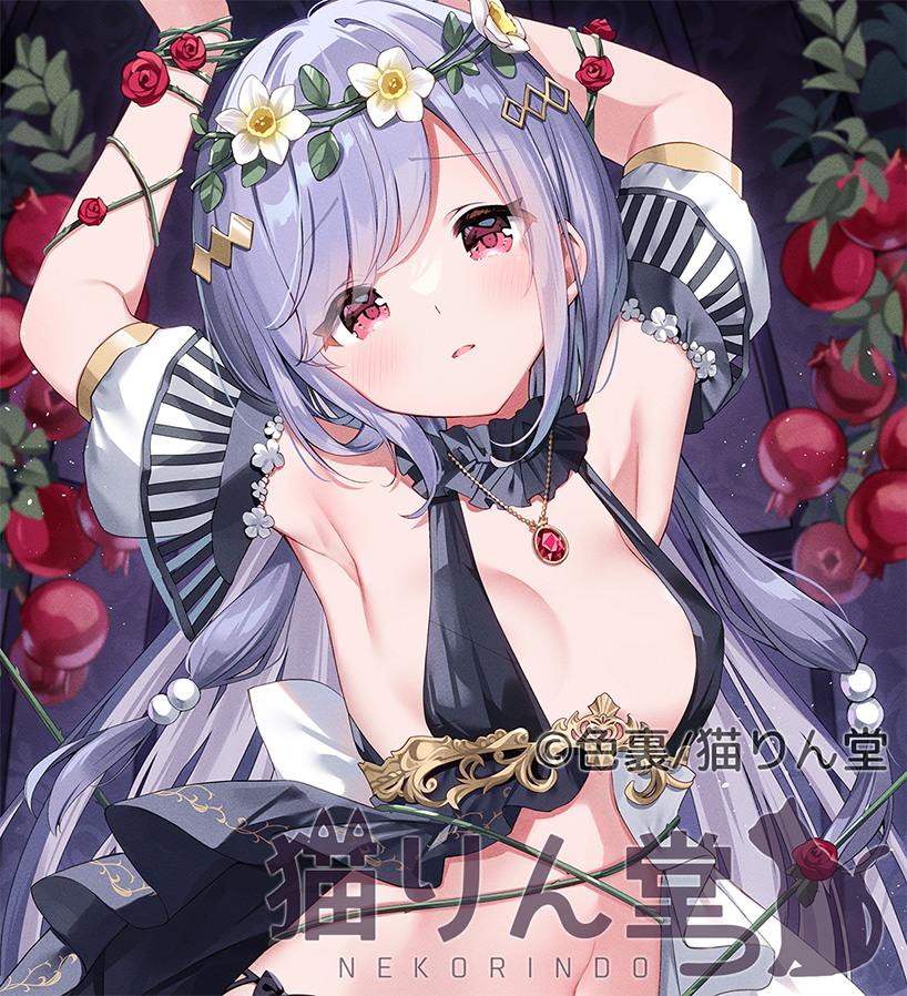 nekorindou's tweet photo. ＼🎊新作予告🎊／
6月12日グッズ受注開始！
色裏先生による『月刊女神』第12弾の
描きおろしイラストです❣️

冥界の女王であり、春・豊穣の女神「ペルセポネー」様🌾🩷
何かを訴えるような瞳と表情ですが、果たして…？💓

受注開始をお楽しみにっ🐈‍⬛💨

@iloura18

※イラスト一部トリミング https://t.co/53iOZXoAmZ