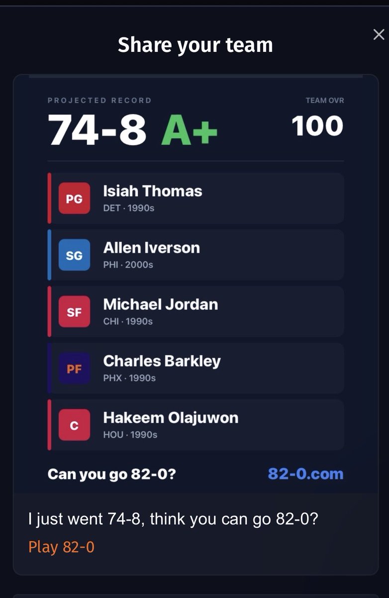 1steez's tweet photo. Mike and Isiah fighting only reason this not 82-0 https://t.co/0doWWW9OB3