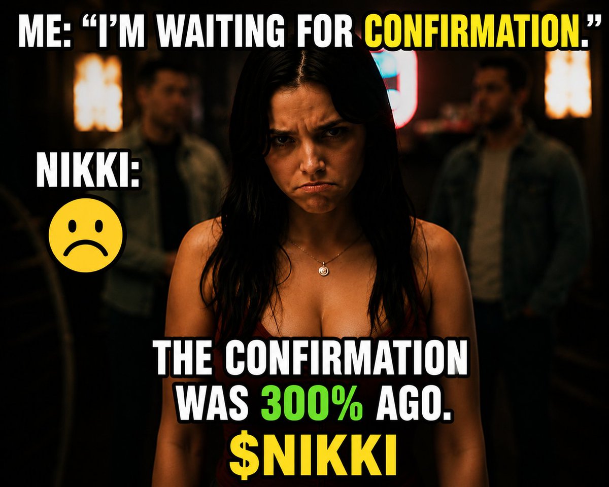 greenbeamcrypto's tweet photo. @NikkiFrownMeme knows.

Buy the frown. Sell the smile.

$NIKKI ☹️🚀 https://t.co/Fk12E6m8ud