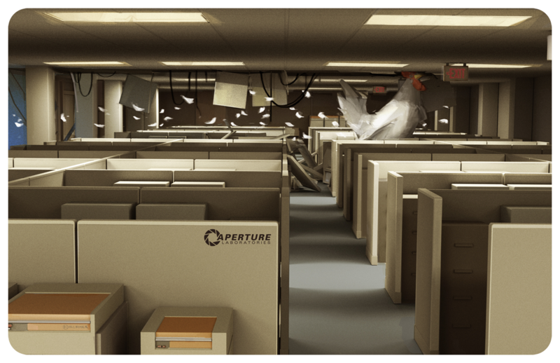 Karatepiee's tweet photo. i personally sort of wouldn't want a retelling of portal 1-2 as a movie but an F-STOP adjacent story taking place in 1970s aperture directed by him would make me giggle and squeal https://t.co/h91vkxbtxq