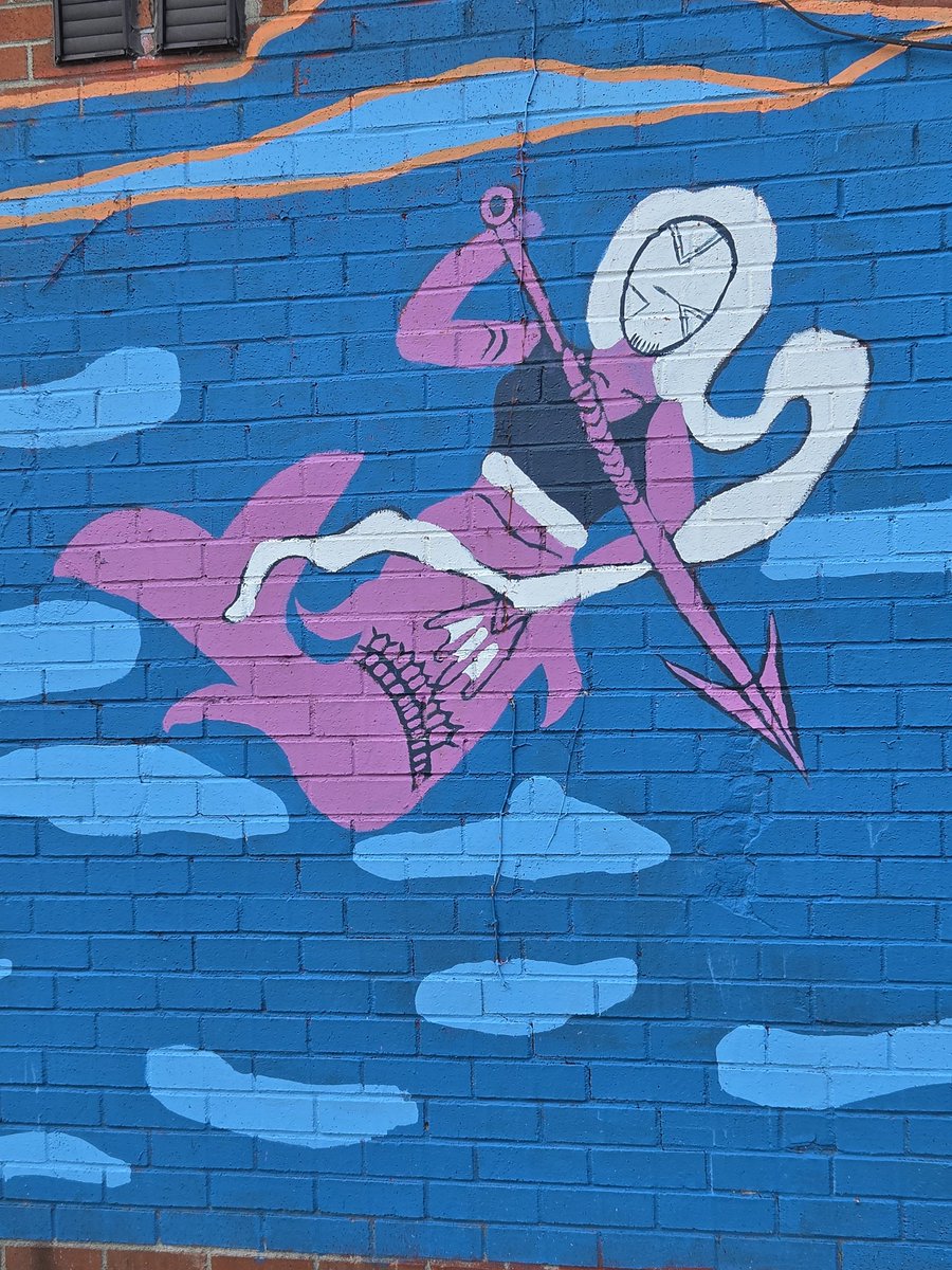 AcStaples's tweet photo. @jengerson @The11kaj A detail from some street art in Centretown, Ottawa. I think the sadistic part is underrated, tbh. https://t.co/S6tPx30s4c