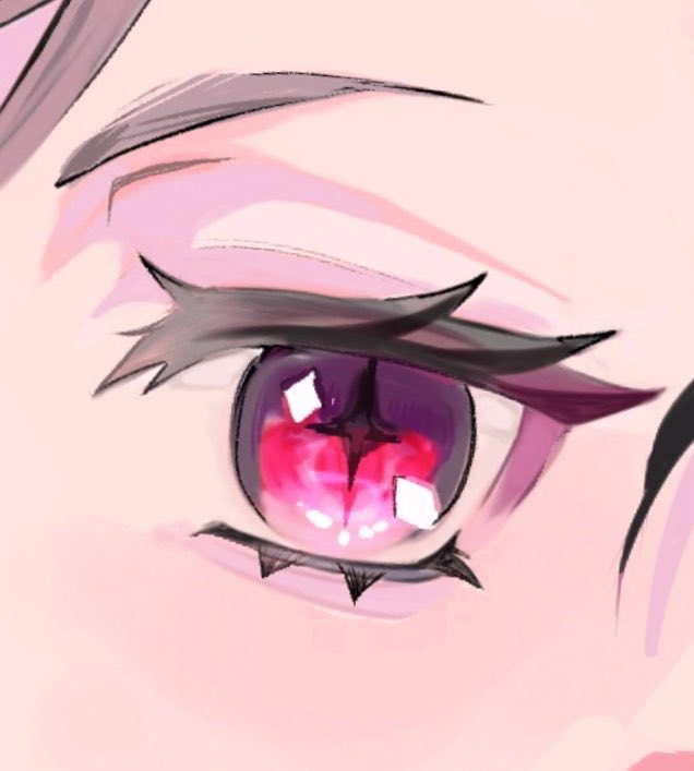 Name_Savu0713's tweet photo. #このタグを見た人は自分の絵柄の目の部分を見せる 𖥔ハイライト好きやな私 https://t.co/FP5IzBOn6x