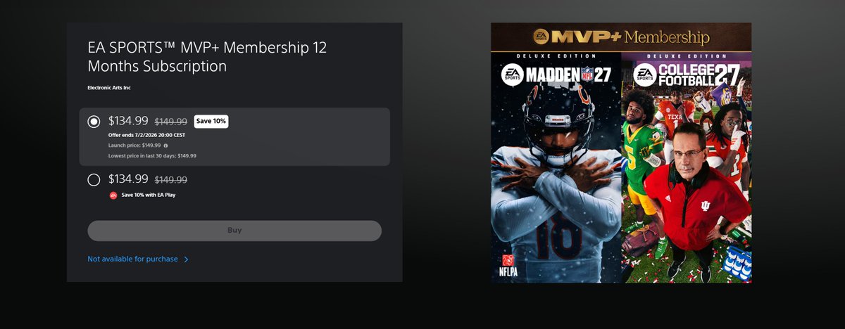 MarcosDL55's tweet photo. MVP+ NOT available in Europe.
That's fucked up. https://t.co/SqO3S2TAo3