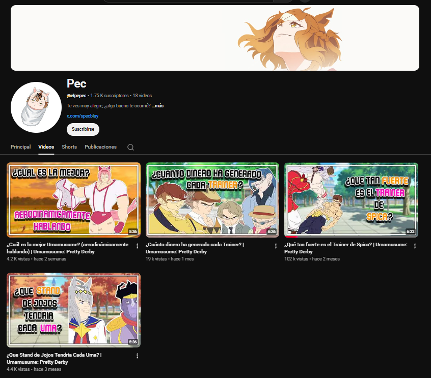 FandeTeio_kb's tweet photo. > LuLYeah pero en Uma Musume

Pues eso, Pec hace contenido que me recuerda a LulYeah cuando se le da la gana, o hace powerscalling, siganlo

@specbluy https://t.co/mToSKbcC0F