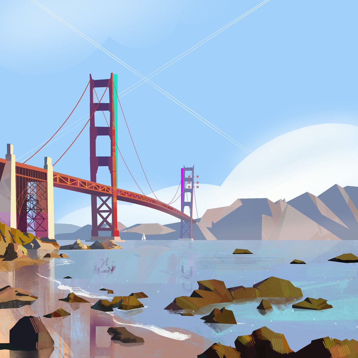 Kbyrandart's tweet photo. City by the bay https://t.co/cBSI0kL6WT