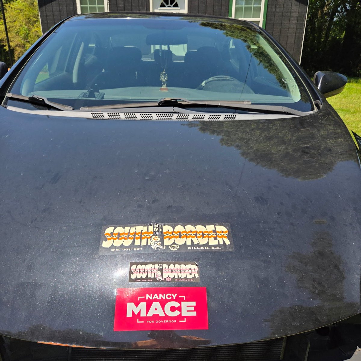 NancyMace's tweet photo. Seeing these bumper stickers all over South Carolina genuinely moves me. You didn't have to do that. But you did. That's our movement. From the bottom of my heart - thank you. Let's do this -- June 9th! 🇺🇸 https://t.co/rlijAYxfy1