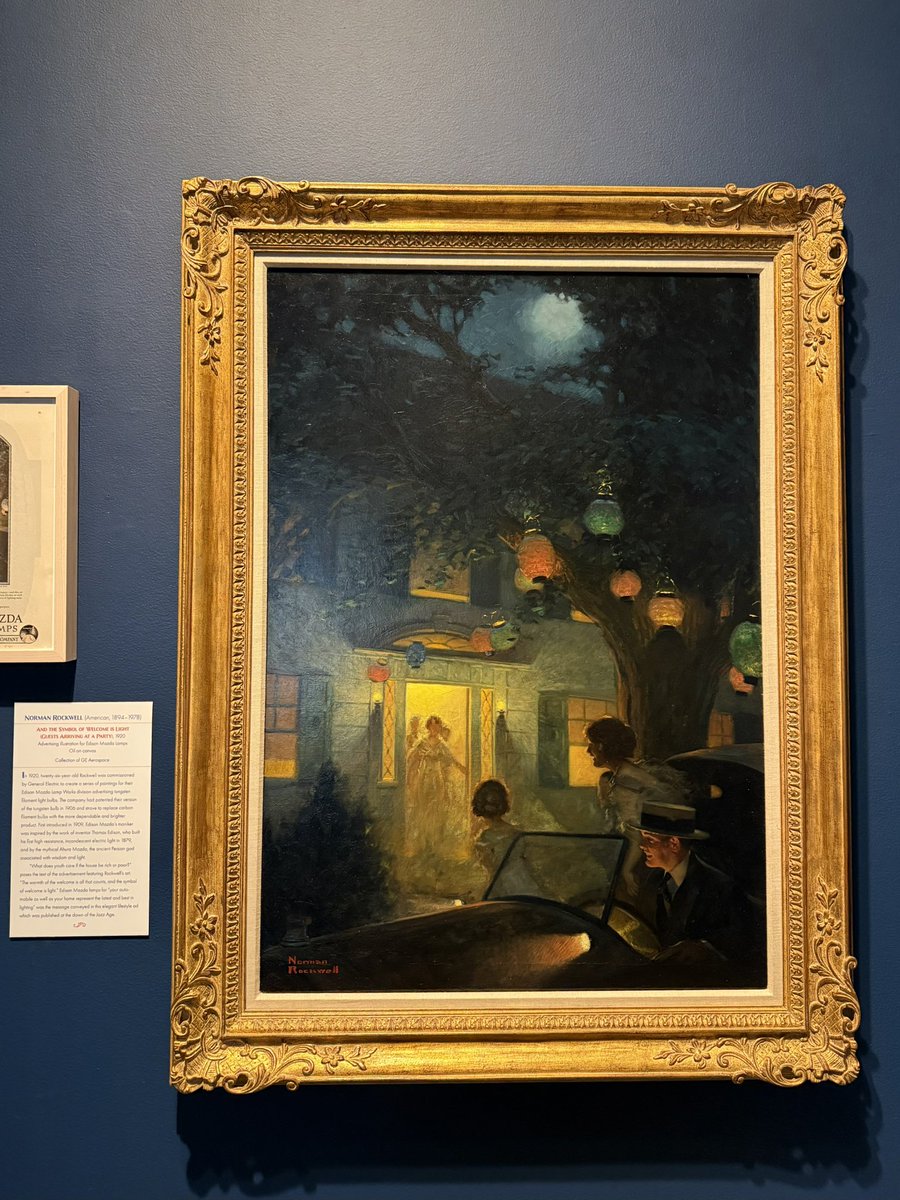 kayroth23's tweet photo. Rockwell would have real models sit for him (often photographing them but setting the scene for each situation), giving his art a warm, realistic &amp; storytelling aspect.

2nd: "The warmth of the welcome is all that counts, and the symbol of welcome is light."

Happy 250th America https://t.co/zByUtrWCyN