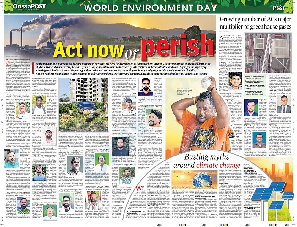 trilochanlive1's tweet photo. Happy World Environment Day
Read views at @OrissaPOSTLive
@AdyashaSatpath3
@SatpathyLive @Arindamgangul15 @CMO_Odisha @DfoKeonjhar @keonjharwl @DistAdmKeonjhar @ForestDeptt @pccfodisha @PCCFWL_Odisha @MohanMOdisha @anantanayakKJR @dpradhanbjp @CESOdisha1 https://t.co/YeKdWmvnxS
