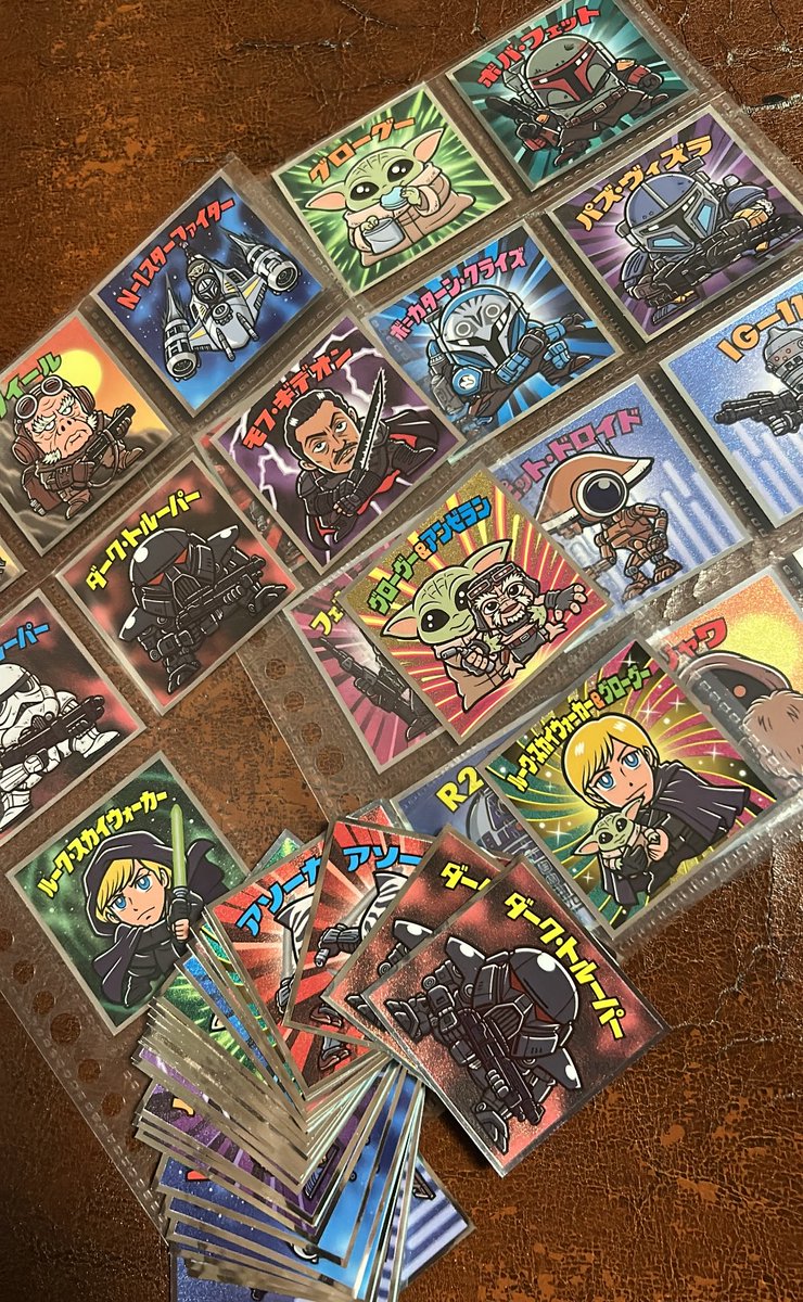 pulp27sat's tweet photo. 結構な枚数買ってるのにマンダロリアンとグローグー関連が全く出ないという https://t.co/c1cyQub0BC