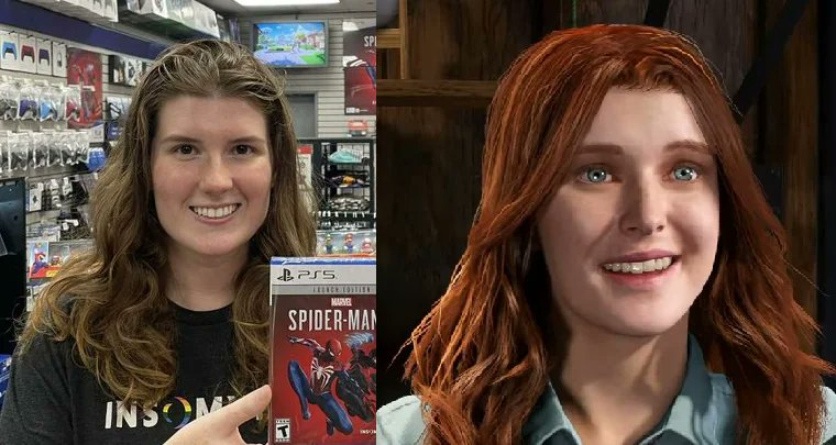 Qayos's tweet photo. @hurt_game5 @MrHooboMaster Oh I'm sorry, I didn't know you were blind, let me describe the picture for you...on the left is the face model of the actress and her Spider-man 1 Mary Jane...on the Right is the Mary Jane from Spider-man 2 which looks nothing like her, but does look like this writer...👍 https://t.co/sABwdhoev1