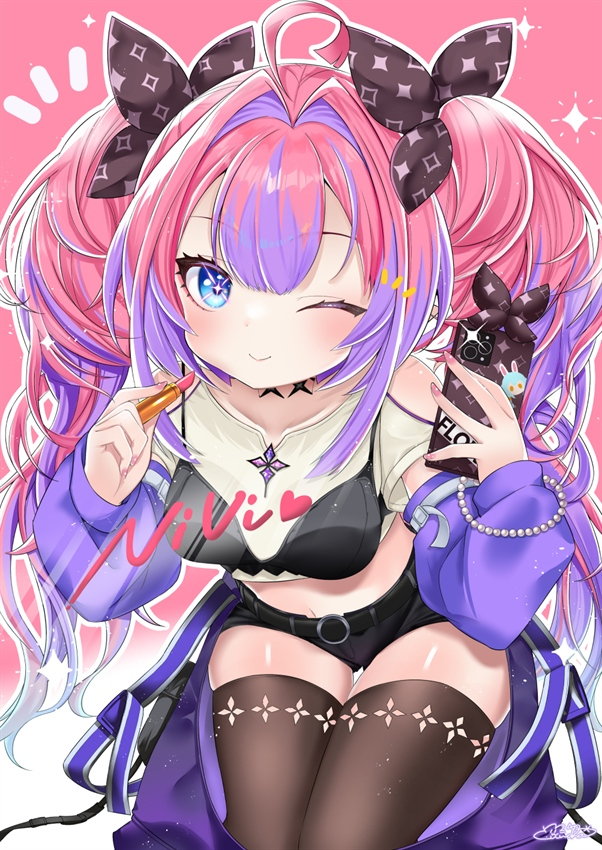mspink_y's tweet photo. ヴィヴィ準備中～💄💓#ヴィヴィメイク https://t.co/XjMjQPBRtS