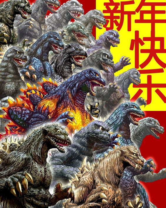 LegendaryNATS's tweet photo. So I haven't been able to announce it on June 1st but June is a special month for me.

Not only was it the month I got married to my wife or the month of my first born birth. But it was also a month that my wife and i have set for a tradition we do every year. 

We watch Godzilla movies all month. Why? Because the day after we got married, we watch 2014 Godzilla and we have kept that tradition for 10 years. 

So here is to Godzilla Month!!!

*artwork I found on Google and it was under someone named Bloodwork. So hopefully I am giving credit to the right person*