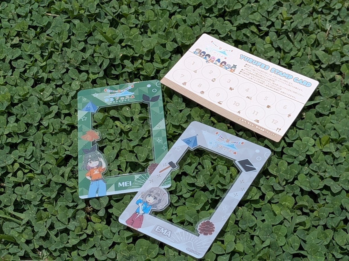 ✨スタンプを貯めてノベルティをもらおう✨ 物販エリア横の