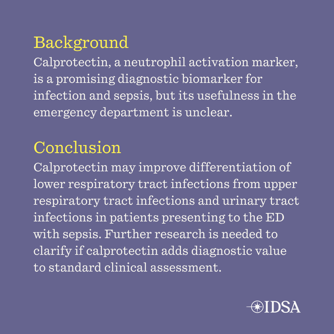 OFIDJournal's tweet photo. Calprotectin as a diagnostic marker for lower respiratory tract infection and sepsis in the emergency department

✅ Just Accepted
🔗 https://t.co/kUKUQ9ykaX https://t.co/UBvttoRty7