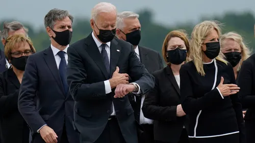 franchise_wise's tweet photo. @TerryMoran I imagine the President closing his eyes after a 20 hour work day isn't as bad as a President checking when it's time for ice cream while bodies are being returned. https://t.co/hFqHxM7lvG