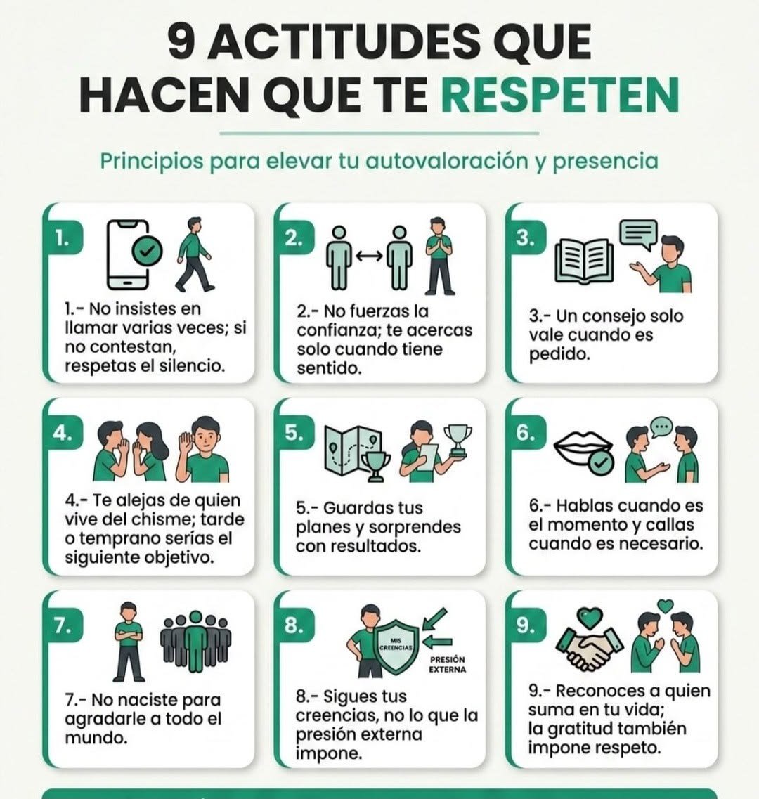 MTOgrow's tweet photo. 9 actitudes que hacen que te respeten https://t.co/DjVwuPZGzh