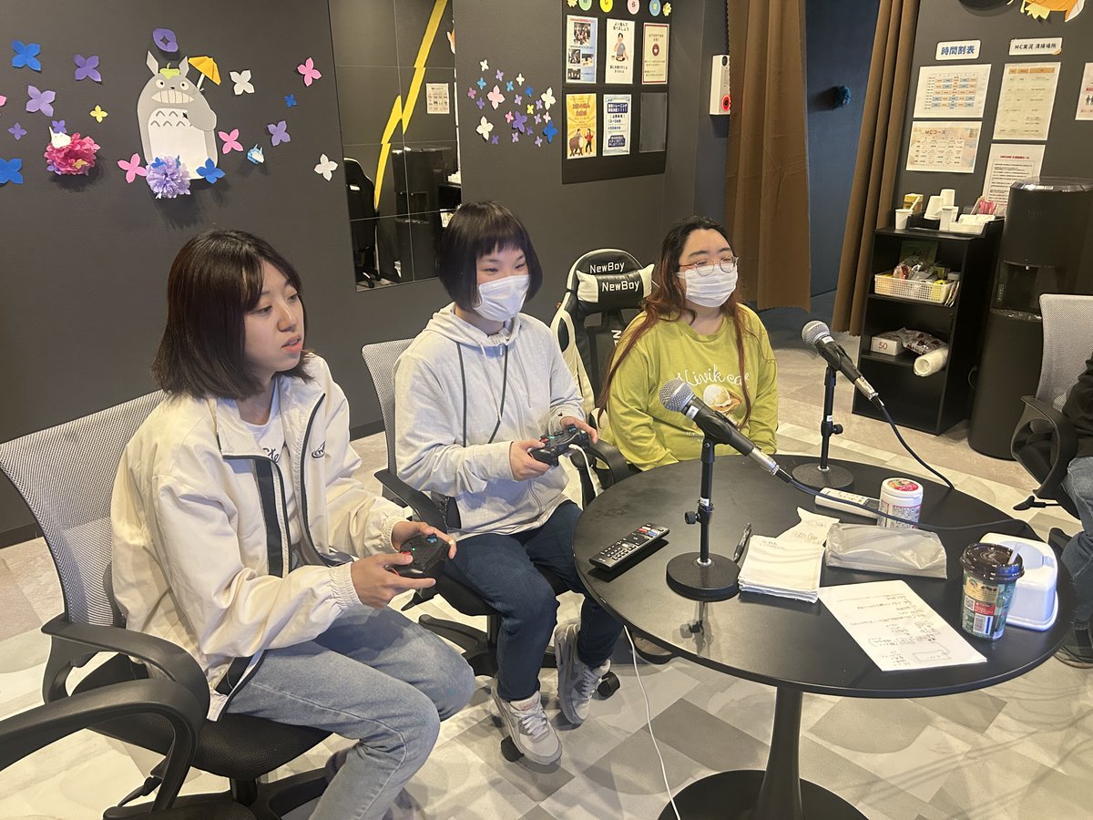 Onegame_ogaki's tweet photo. こんにちは！ONEGAME大垣駅前です！
本日は３人でVTuberに挑戦しました！
どんな動画になるかは乞うご期待！
＃体験者募集中
＃ONEGAME
＃B型就労
＃VTuber https://t.co/h46rZR3f38