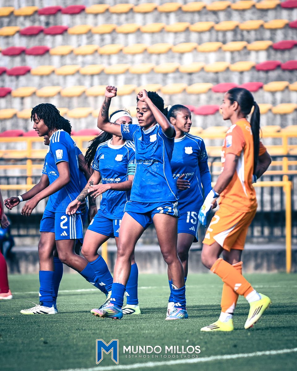 MundoMillos's tweet photo. #FOTOS Las Embajadoras vencieron al Medellín y cierran el semestre en el cuarto lugar de la Liga Femenina 2026 y con 10 partidos sin conocer la derrota.

#EstamosEnTodosLados https://t.co/vq2Rj2E56i