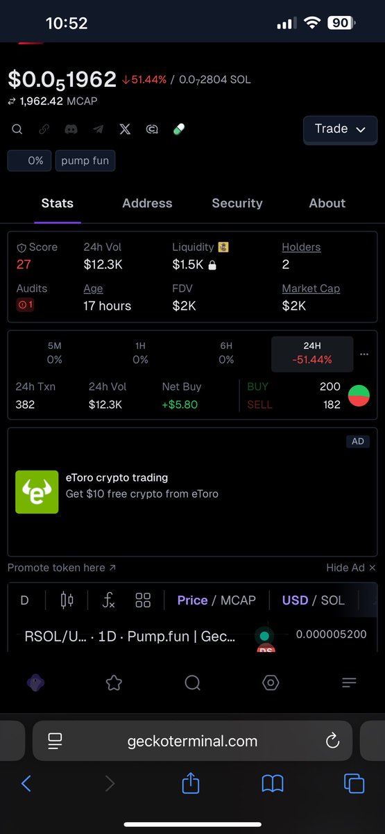 Power_crypto99's tweet photo. @REDSOLANADEV Lmao you talking bout this? https://t.co/6sF6UhptG7