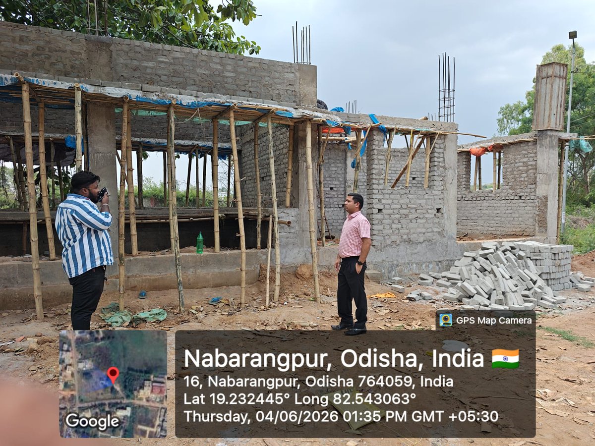 NgprMuncipality's tweet photo. Supervision of different under construction Civil Construction Work as such Ward Office, Community Centre, Open Space Development, Paver Road, Crematorium under MSBY.
With Regards 
Team Municipality, Nabarangpur https://t.co/0uPUe6tlC6