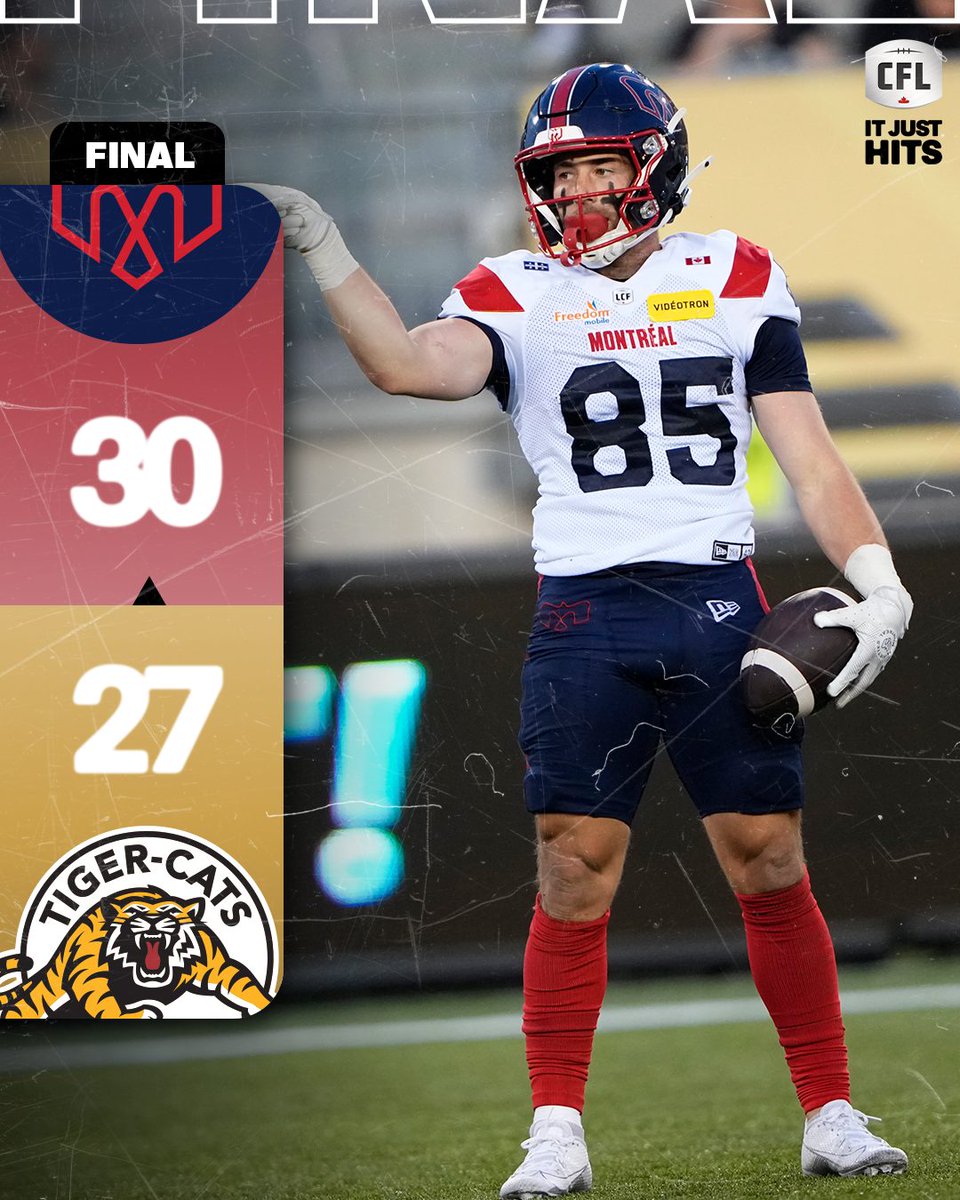 CFL's tweet photo. What a way to start the season 😱

The Als earn the W in an OT THRILLER in Hamilton 🙌

#CFLKickoff https://t.co/KROmWtp6oA