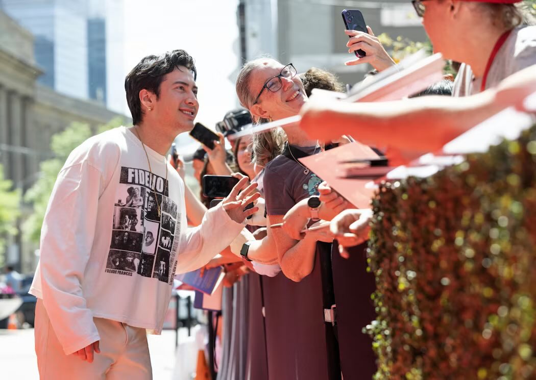 hudsonwonline's tweet photo. More of Hudson Williams at Bell Media Upfront 2026! (via Bell Media) https://t.co/BDKCAS8HNA