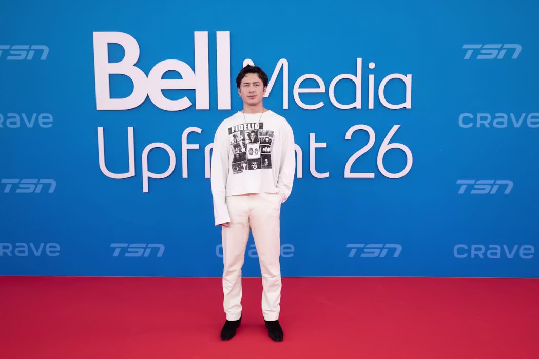 hudsonwonline's tweet photo. More of Hudson Williams at Bell Media Upfront 2026! (via Bell Media) https://t.co/BDKCAS8HNA