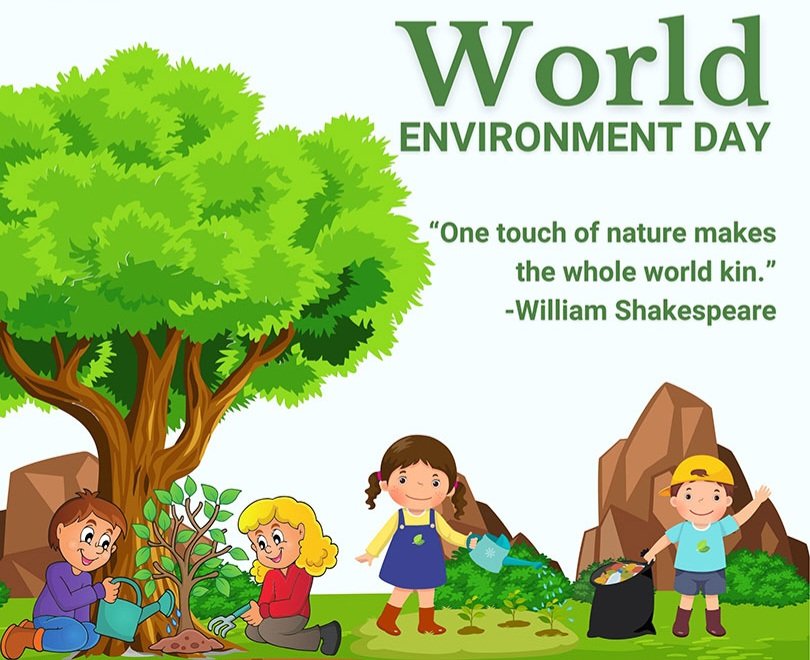 B_UPINDYA's tweet photo. @rashtrapatibhvn माता भूमि:👪पुत्रोऽहं पृथिव्या:🌍!

On #WorldEnvironmentDay, let’s nurture nature by planting trees, adopt sustainable energy to protect the environment and build a pollution free greener🌿Environment for Healthier Life.

#Happy_World_Environment_Day!🌱🚴‍♀️🌍
 #PlantTrees https://t.co/TnPWttvAC7