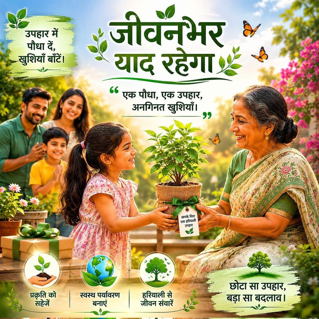 UmaLulla's tweet photo. हमारे सनातन ग्रंथ और संत हमेशा से प्रकृति पूजक रहे हैं। पूज्य बापूजी ने पर्यावरण को शुद्ध व पवित्र करने के लिए तुलसी, नीम और पीपल जैसे औषधीय पौधों के रोपण पर हमेशा विशेष बल दिया है। 🌿🚩
Go Green #WorldEnvironmentDay https://t.co/Q1l9EqadOc