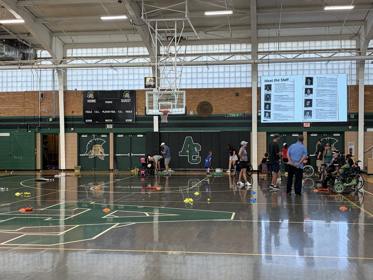 blwickoren's tweet photo. The 43rd Annual Colorado Junior Wheelchair Sports Camp hosted at Aurora Central High School.  
Day 4 of camp!  @NSCD swim/kayak &amp; Archery, @FirstTeeCRM Golf, Colorado Wheelchair Basketball, @MoveThroughYoga &amp; Rocky Mt Tennis Center. https://t.co/MBjGXWmgJe