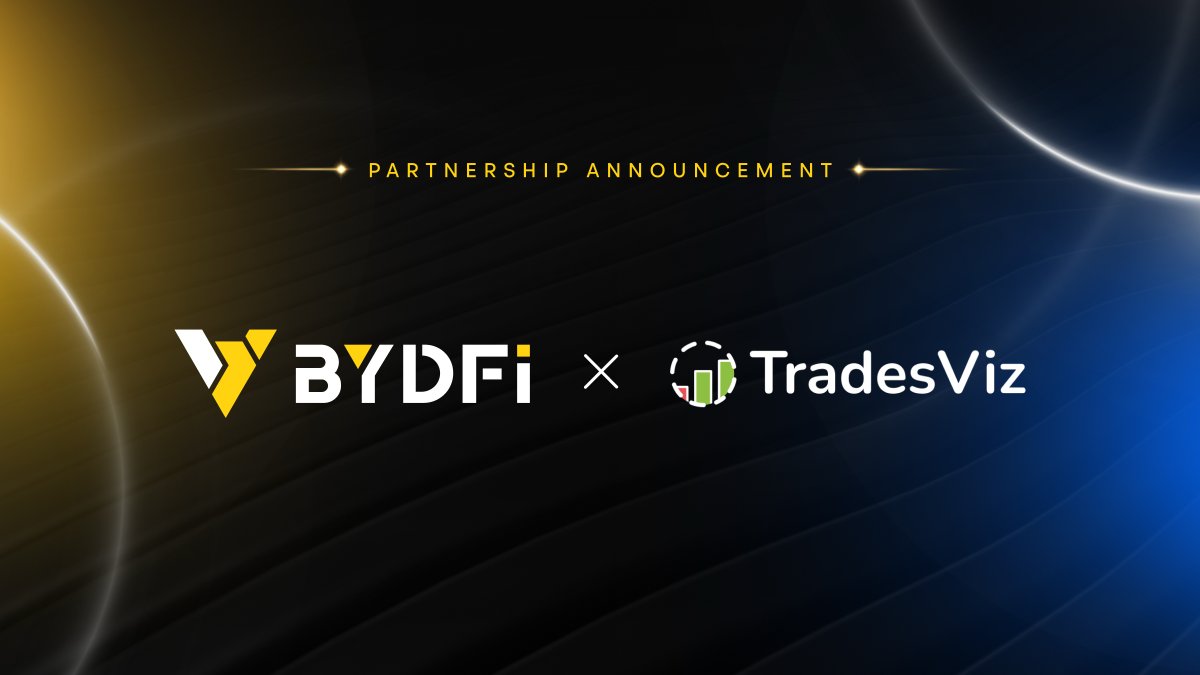 BYDFi's tweet photo. BYDFi × @tradesviz

BYDFi is now officially listed on TradesViz.
A smarter trading journal experience is now available for BYDFi traders. https://t.co/20Bv4fILgj