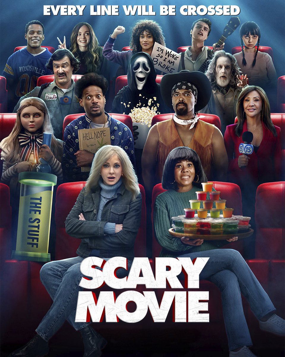 PopBase's tweet photo. Odds of ‘Scary Movie’ opening with at least $52 million domestically in its first weekend are currently at 62% on Polymarket. https://t.co/mP4OcRvxIR