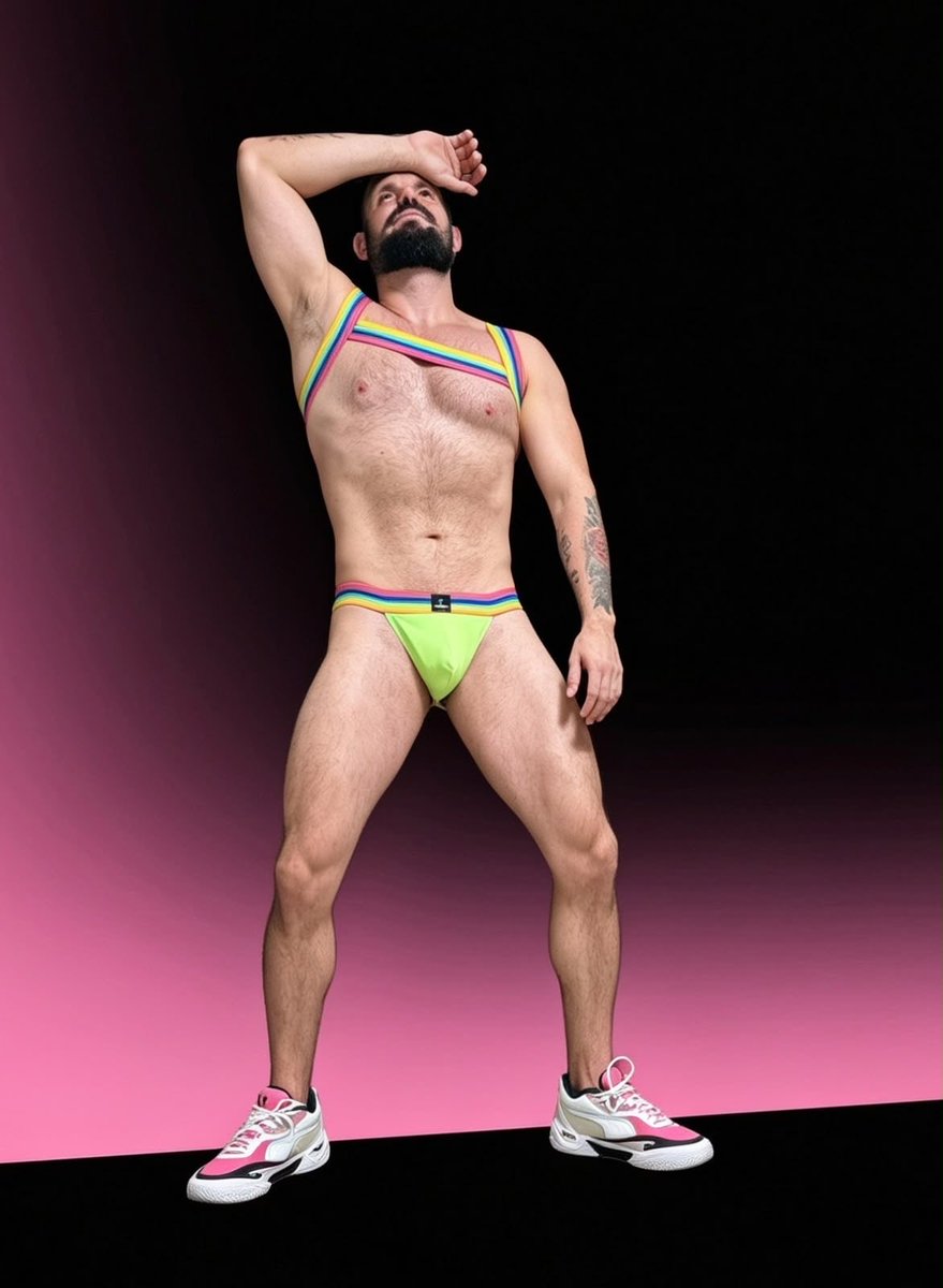 ISukarof's tweet photo. Excelente modelito para el pride diseño de Oscar Pizano https://t.co/R2NmywREN3