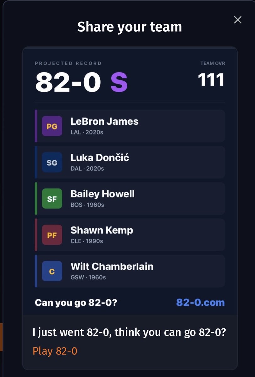 P_Enis8008's tweet photo. 82-0. Shout out Shawn Kemp pushing this team to the next level https://t.co/fahQw2szGP