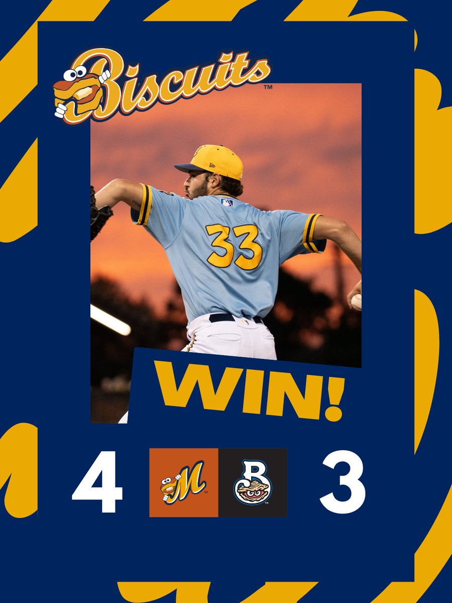 BiscuitBaseball's tweet photo. Headed to bed in first place! 😴

#ButterUp https://t.co/Pwth7ivQEr