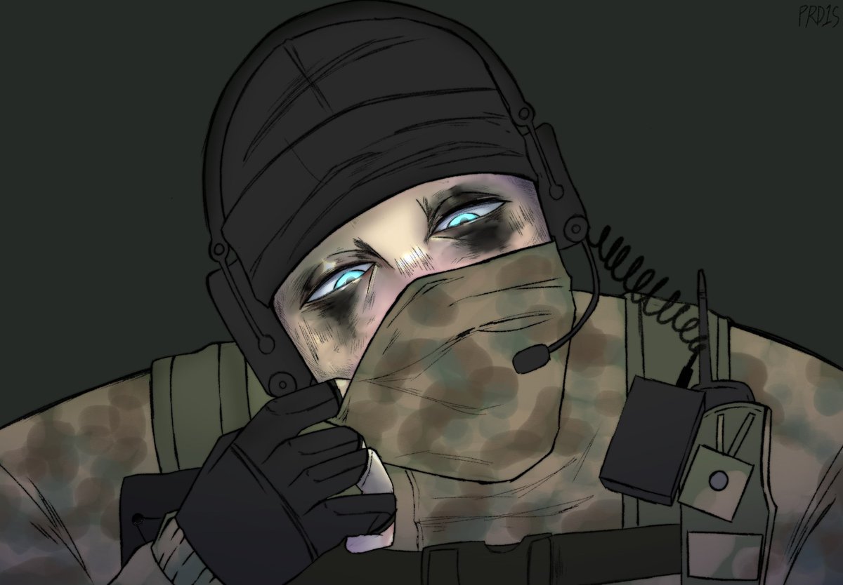 vrd1s's tweet photo. not accurate i knooow but this is Glaz from r6 🥸 #rainbow6 #R6 https://t.co/AQm98Y9iFX