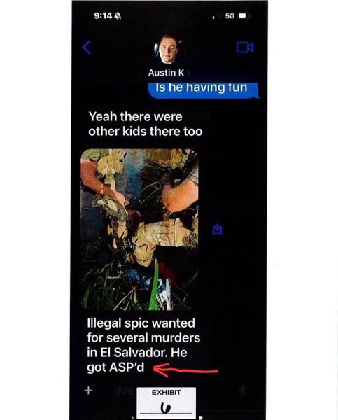 AFpost's tweet photo. Arkansas trooper Austin Kennedy’s text messages to his wife, in which he expresses his anger with the violence committed by minorities and the two-tier justice system that allows them to get away with crimes. 

Kennedy strongly disapproves of immigration as well. 

Follow: @AFpost