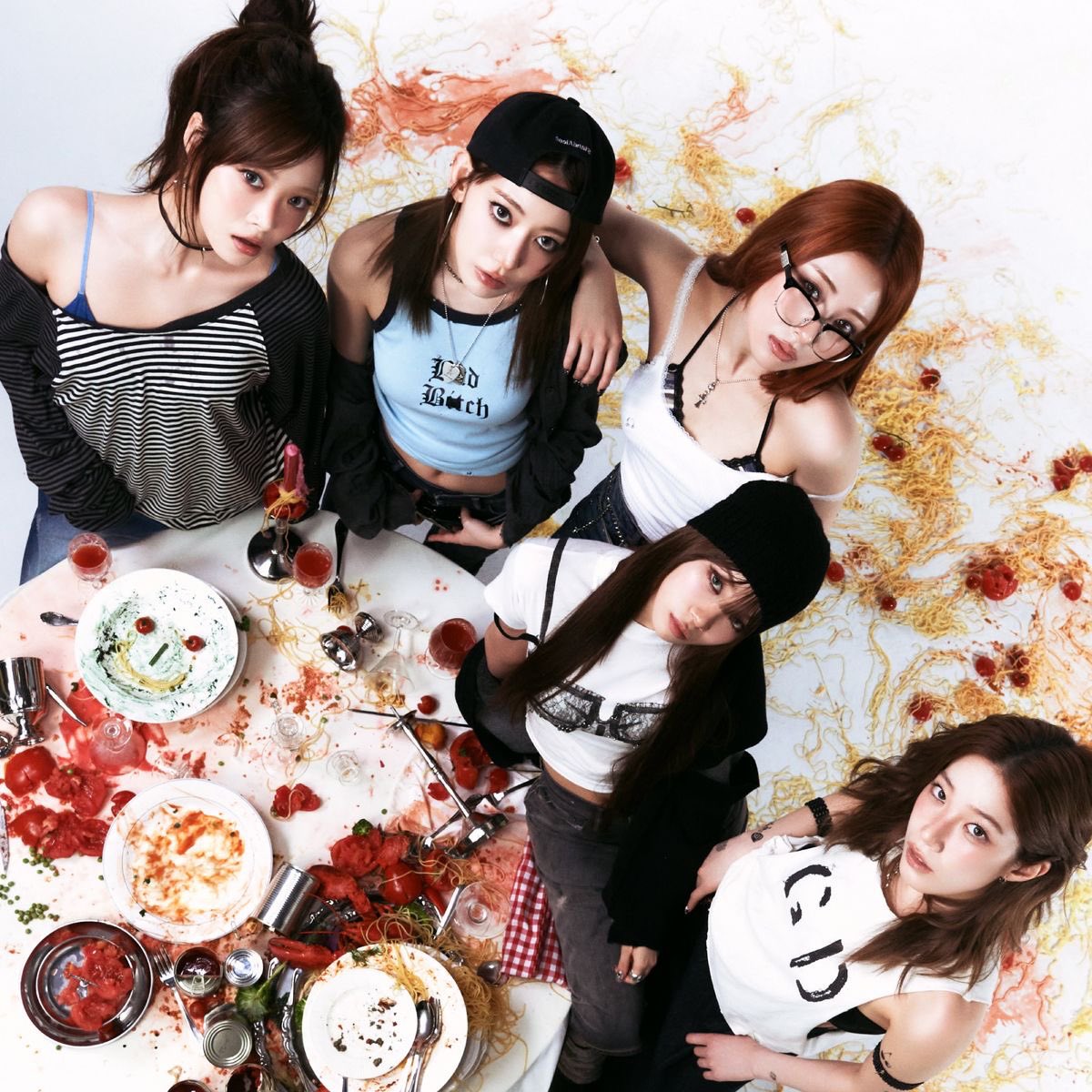 sserapics's tweet photo. The article describes LE SSERAFIM’s one-off single “Spaghetti” (released last October) as the ultimate masterclass in handling criticism. It’s a fun, sarcastic takedown of the band’s haters, asking: “If we’re really that terrible, how come you’re so obsessed?”
The track is full of catchy hooks and features a guest verse from BTS’s J-Hope. It became a massive viral hit and, according to Yunjin, was a major turning point for LE SSERAFIM .

She explained:
“We realised how positive and energetic we are, especially on tour. It turns out that having fun looks really good on us. That helped us narrow down what we want to do for our new music, and that’s how Spaghetti came along.”​​​​​​​​​​​​​​​​​​​​​​​​​​​​​​​​​​​​​​​​​​​​​​​​​​

#LE_SSERAFIM #르세라핌