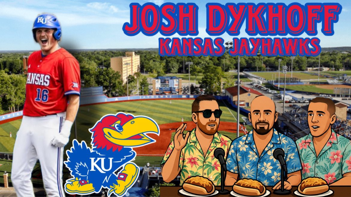 HeadFirst_Pod's tweet photo. 🚨New Episode w Josh Dykhoff of the Kansas Jayhawks Out Now🚨

@joshdykhoff @KUBaseball 

Links to listen, watch, and subscribe in our bio🔥 https://t.co/gqk8qHdF4m