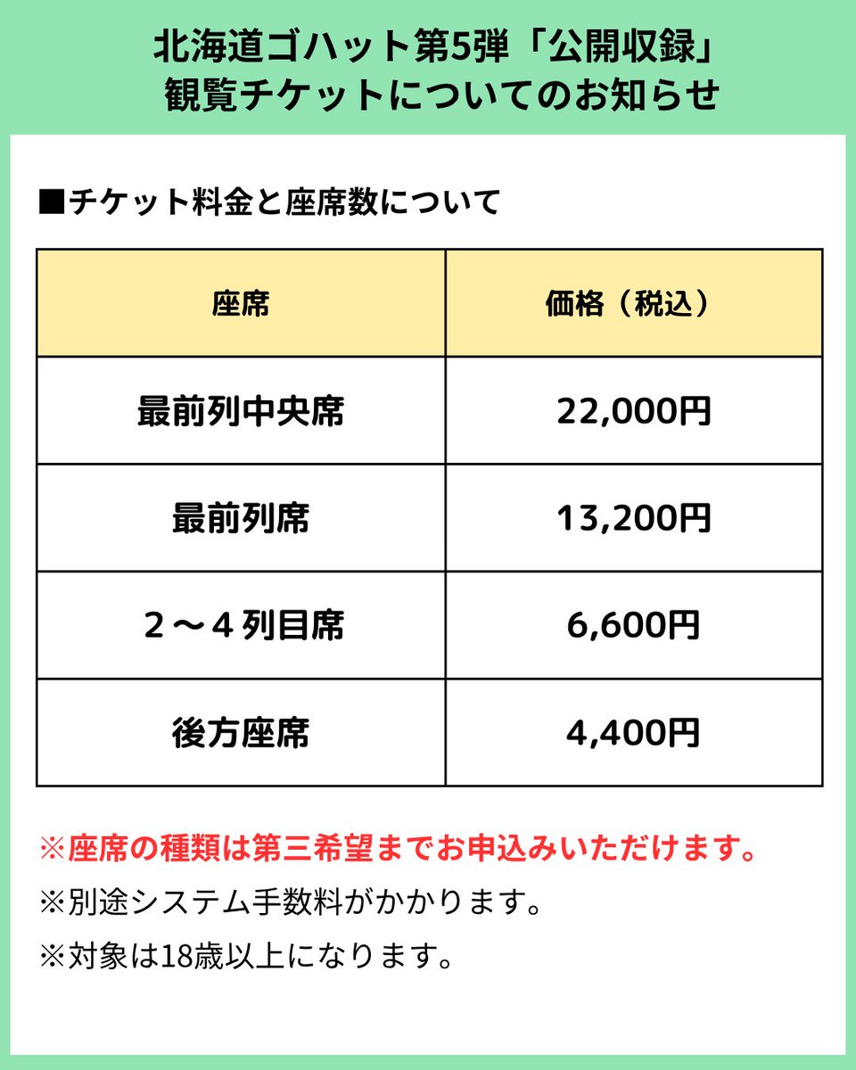 uhb_gohatto's tweet photo. 第5弾の公開収録日時が
決定しましたのでご報告です！

チケットお申込方法やスケジュール
などの詳細は下記画像を
ご確認いただけますと幸いです！

今回も何卒、ご参加のご検討の程を
よろしくお願いいたします！！！ https://t.co/n8rAD28UIO