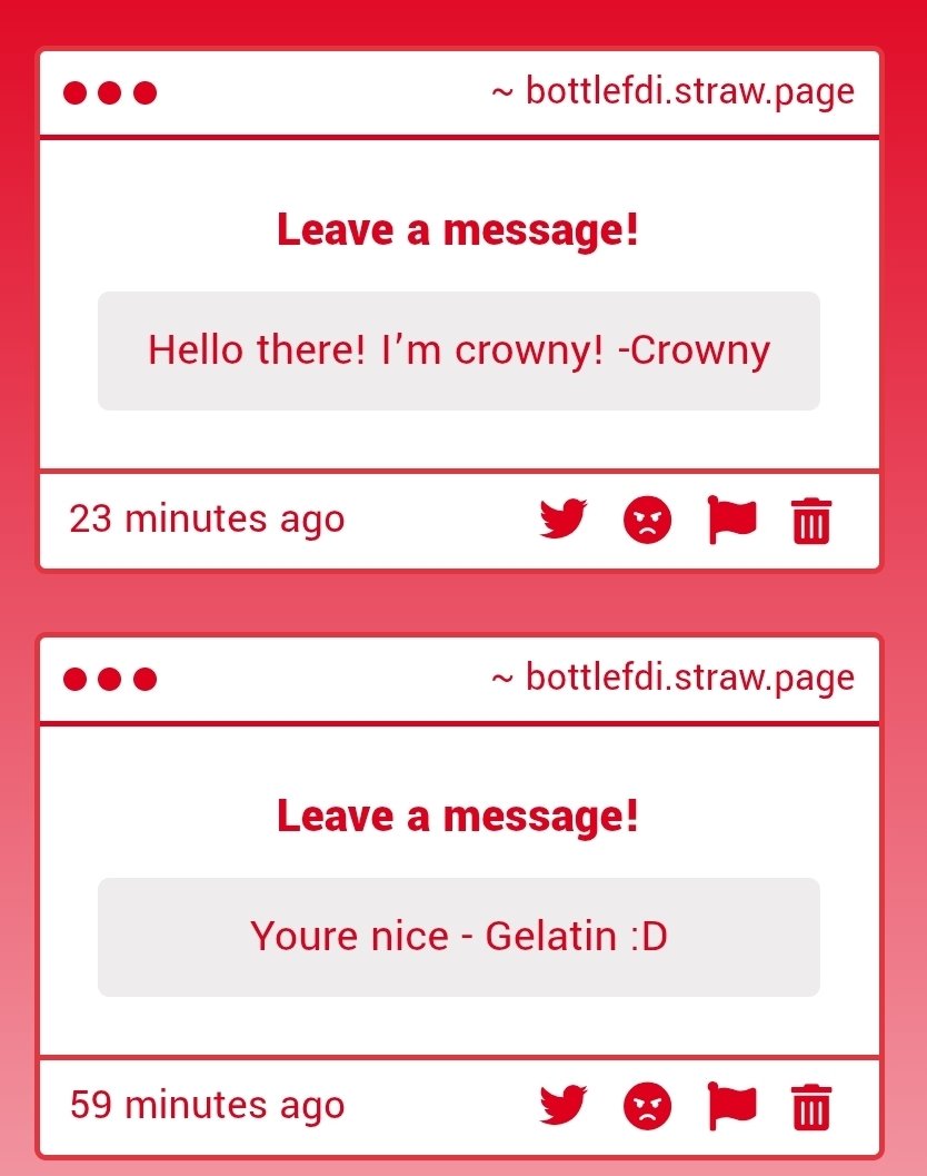 BOTTLEfdi's tweet photo. Hi you two !!! You know, with all the friends reaching out to me through strawpage, you can always shoot me a message in my dms to come hang out with me !! ^.^ https://t.co/Ohb8kHJSP6