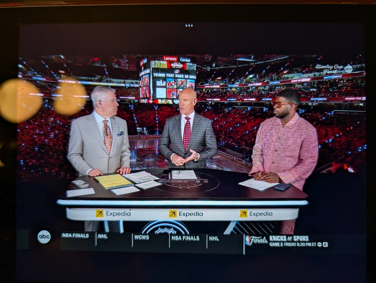 phil_fitz's tweet photo. Did someone tell PK it was pajama day at school? 

Go whalers (Canes)! https://t.co/GmsBtUtPGu