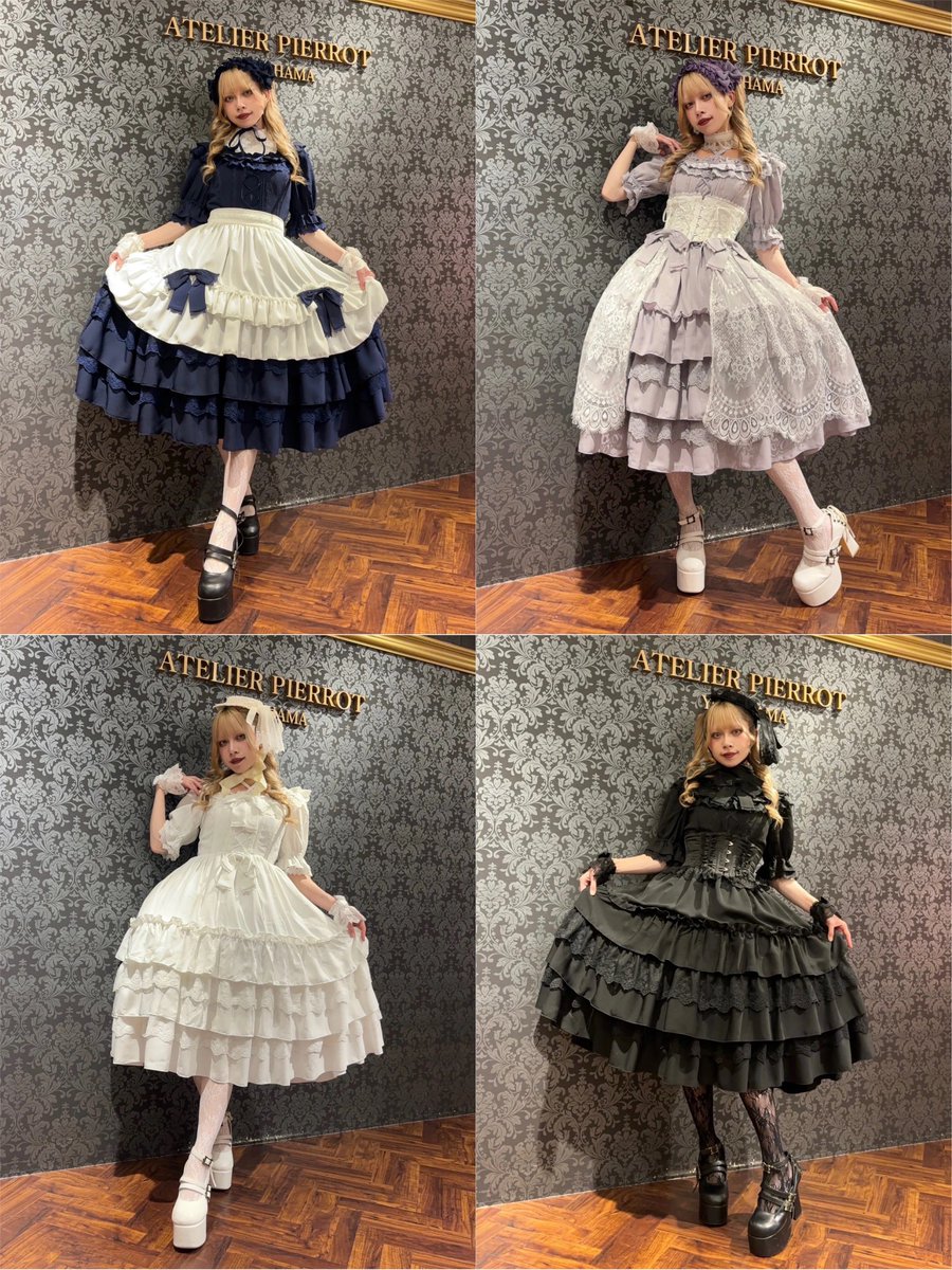 さらっと1枚でコーデが完成するワンピース🎶 背中はシャーリングで