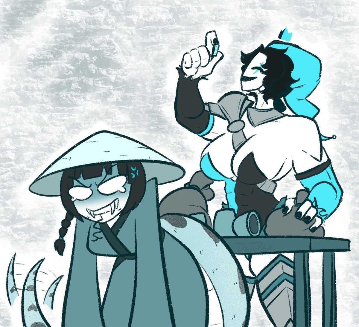 deterex525's tweet photo. Mono Color Sketch Com for @AgentHotdogKid 

Beware of Swindlers. https://t.co/CfM0O1TAF5