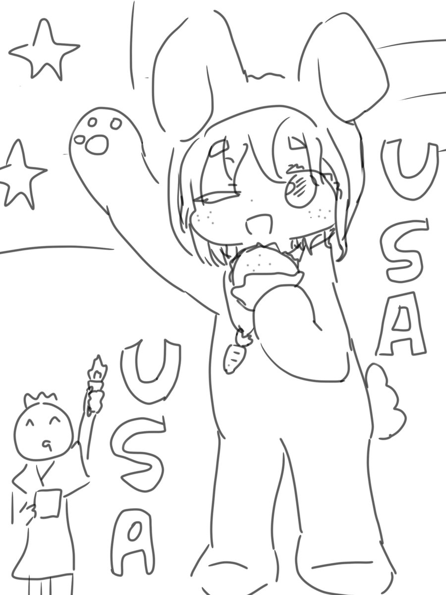 KASI___PAN's tweet photo. 🇺🇸USA USA🐰
(United States America  Usagi) https://t.co/3rEgT4AIEy