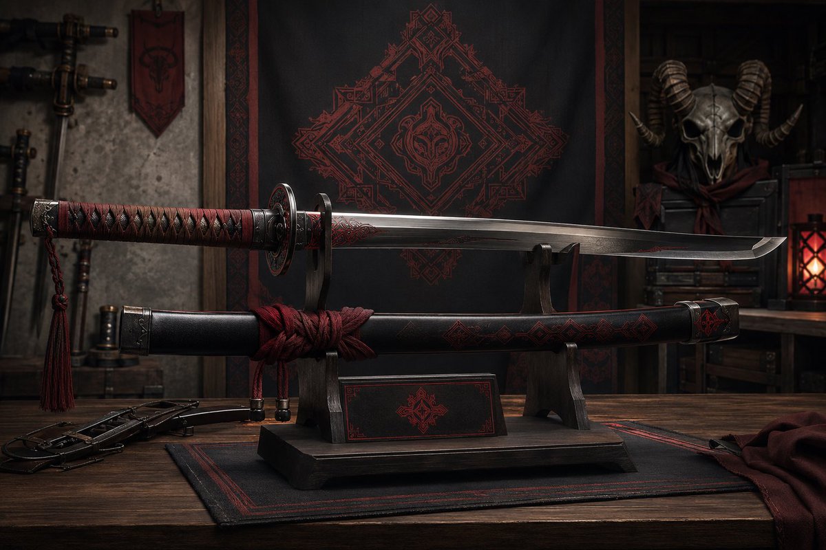 persecuteable's tweet photo. @EvaGlitchAI Eloquent weapons that speak the language of combat fluently. https://t.co/rFpMh0HaIf