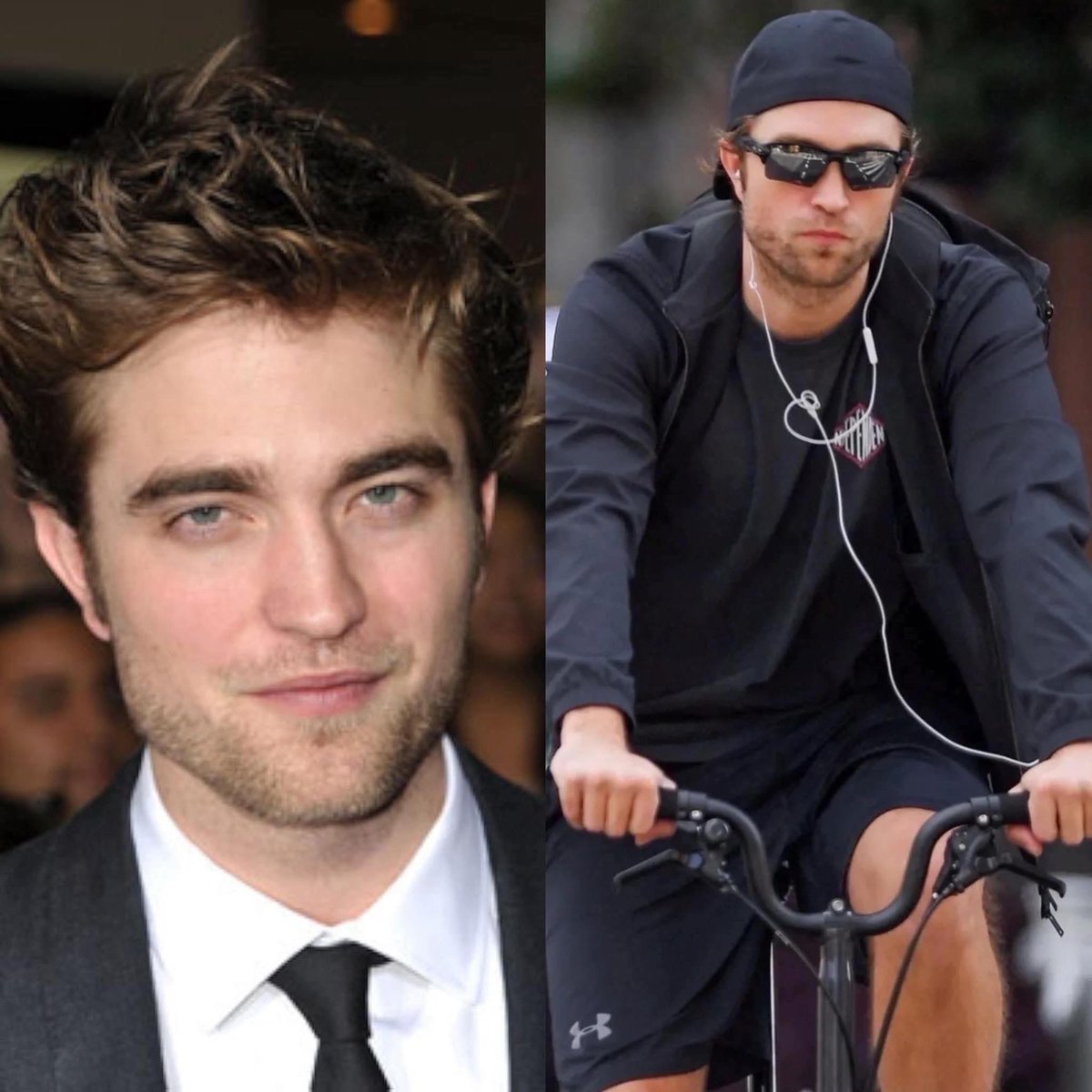 Indie5051's tweet photo. Robert Pattinson: "¡No quiero cargar nada! Me parece muy molesto que hayan dejado de fabricar buenos audífonos con cables. Es literalmente imposible conseguirlos. El hecho de que no puedas tener audífonos que duren todo un vuelo es una locur4, pero esa es la realidad.

Ahora los únicos disponibles son los que tienen la calidad más mala posible, lo que es realmente molesto. Solo deseo que, si hay alguna empresa de audífonos que quiera hacer algo retro, yo pueda ser la cara de sus audífonos con cable.”
