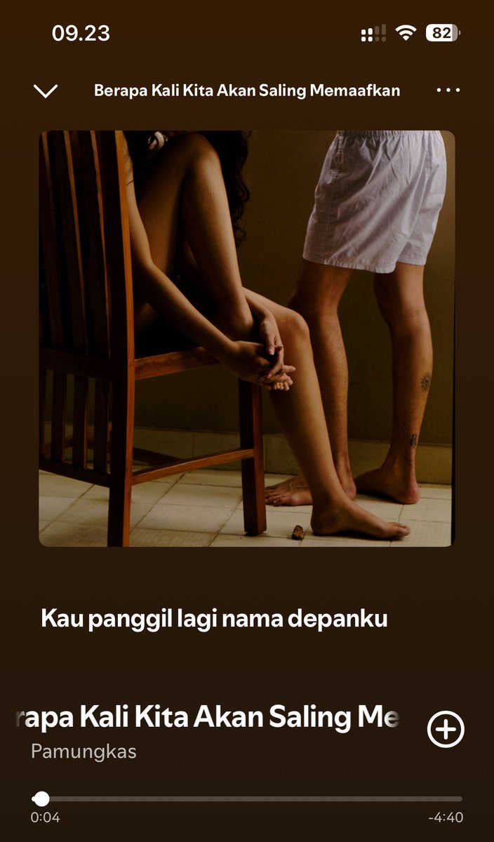 ofBleuMoon's tweet photo. terlepas dari skandal pamungkas yang pernah gesek-gesekin hp ke kontol itu 😭 

i have to admit, "berapa kali kita akan saling memaafkan" is such a good song.

ada satu lirik yang tiap denger selalu nusuk “pandai-pandai aku ingatkan diri, ada yang takkan pernah ku mengerti. karena tak pernah aku lalui yang kau lalui.”

it's such a simple reminder that sometimes we're too busy judging people's reactions, choices, atau cara mereka menghadapi sesuatu, tanpa sadar kalau kita nggak pernah benar-benar hidup dalam situasi yang sama.

you can empathize, you can try to understand, but there will always be things you'll never fully get because you simply didn't walk the same path. and honestly, that's okay.

well said.