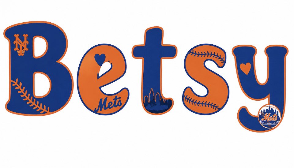 betsyffj's tweet photo. If you hear “Let’s Go Mets!” and “Betsy!” at the same time, there’s a good chance it’s me. 😅#LGM 

B – Believe in the Mets. 🧡💙
E – Every game counts. ⚾
T – True blue and orange. 🟠🔵
S – Swing for the fences. 💥
Y – Yell: Let’s Go Mets! 📣⚾🧡 https://t.co/Ll4P6ItzVG