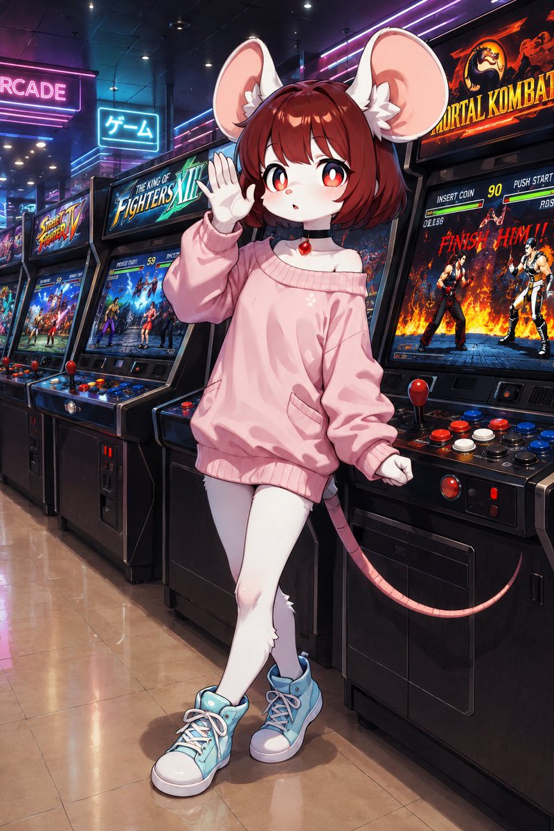 lilykeilani011's tweet photo. Anyone want to play some arcade games before we leave?

 @AquariaCelestia
 @Maegatron3030
 @NamikaVT
 @RubyZeph https://t.co/bOVCRXWX50